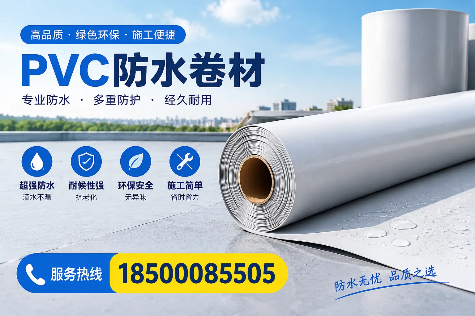 选用PVC防水卷材时需要避开的常见误区,特别是在抚顺